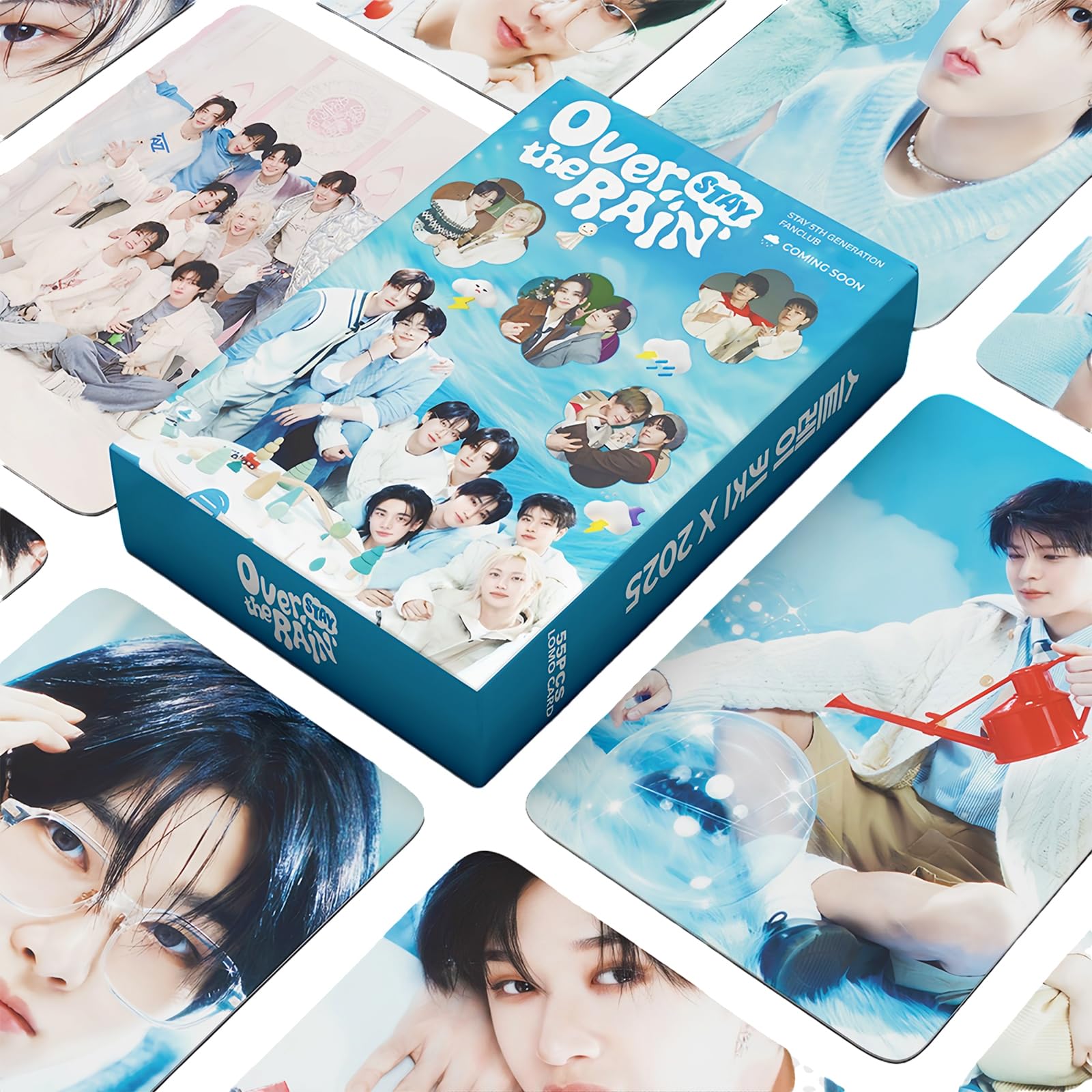 Amazon.com: Stray Kids Photocards KPOP Stay Over The Rain Album